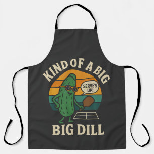 Tablier Club de pickleball social drôle Big Dill