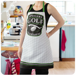 Tablier Club Golfer Pro Golf Club Clubhouse Personnalisé