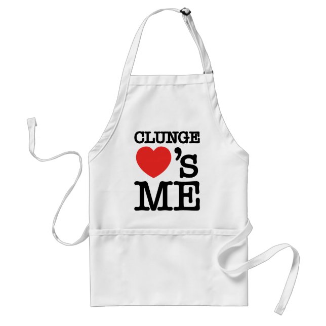 TABLIER CLUNGE M'AIME (Devant)