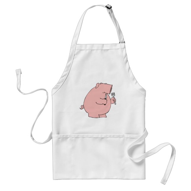 Tablier Cochon affamé (Devant)