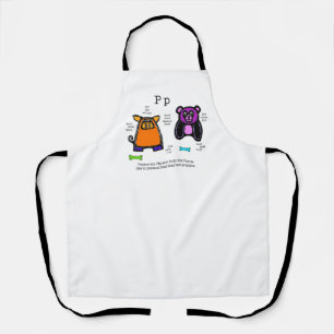 Tablier Cochon et panda