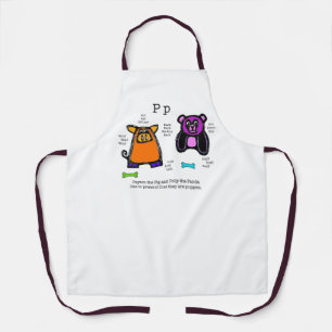 Tablier Cochon et panda