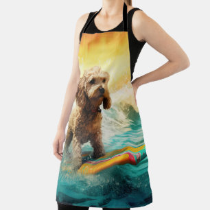 Tablier Cockapoo Beach Surf Paining