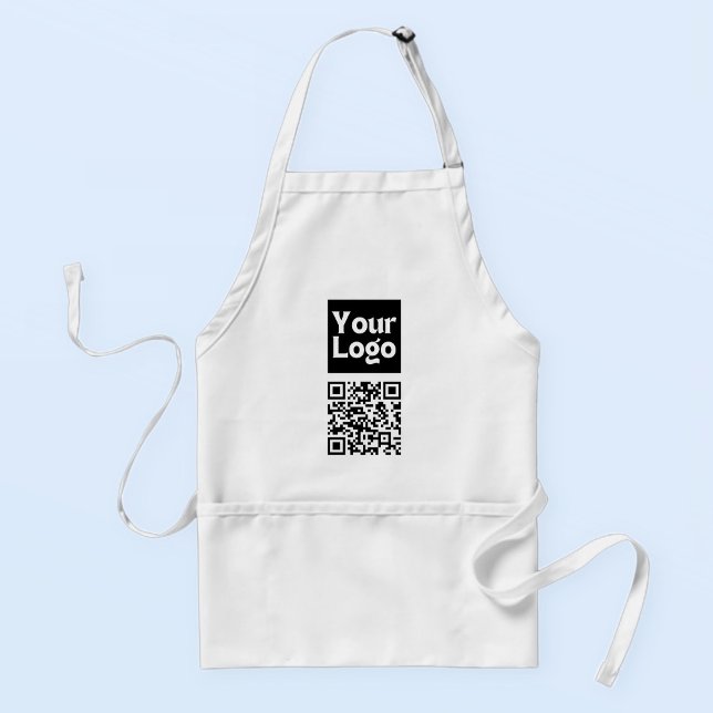 Tablier Code QR modifiable et logo ou image de votre entre (Créateur téléchargé)