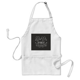 Tablier Coeurs de calèche-cadeaux du 20e anniversaire