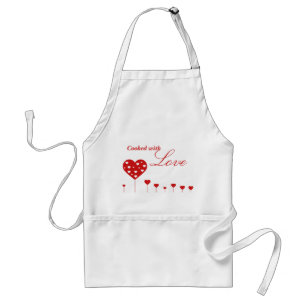 Tablier Coeurs doux - Apron "Cuisiné avec amour"
