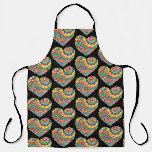 Tablier Coeurs Mandala