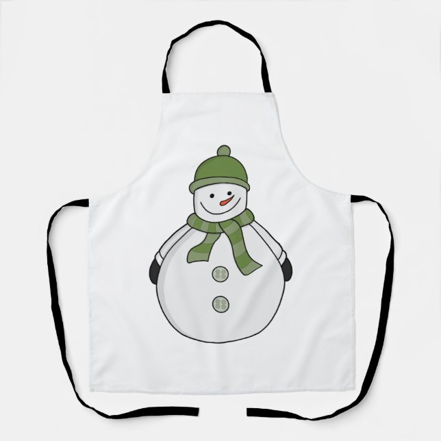 Tablier Cold snowman (Recto)