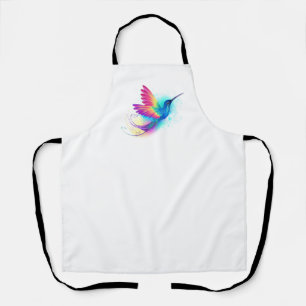 Tablier Colibri arc-en-ciel exotique