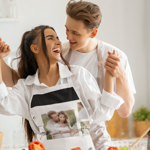 Tablier Collage Couple Photo & Lovely Romantic Wife Cadeau