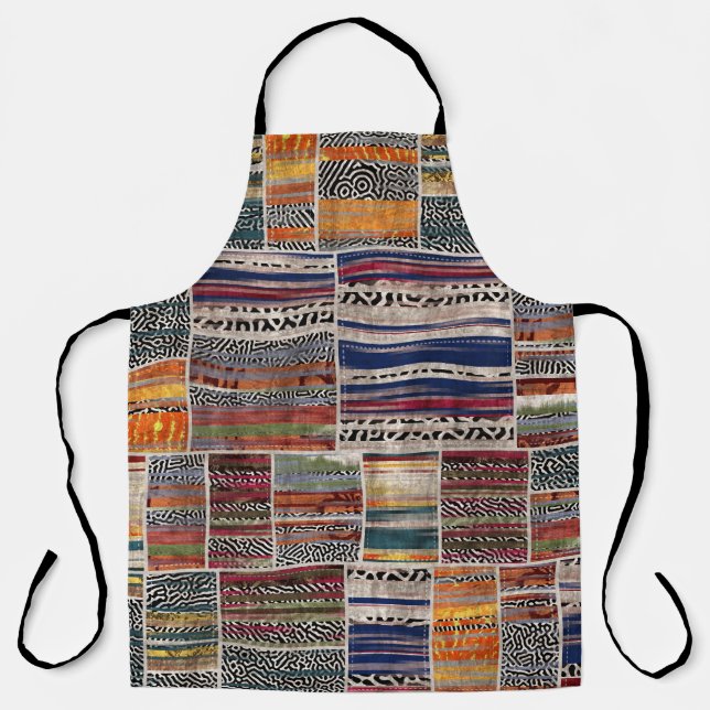 Tablier Collage de patchwork : motif de courtepointe mixte (Recto)