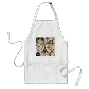 Tablier Collage de voyage Vintage moderne