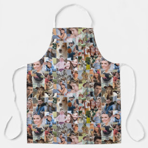 Tablier Collage Photo Famille Personnalisé Forme 24 Pic Pu