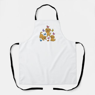 Tablier Collection Chiot Mignon & Papillons