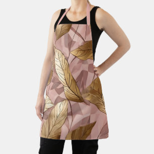 Tablier Collection Feuille tendance de Boho Rose Rose rose