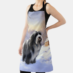 Tablier Collie Laisser Il Neige Noël