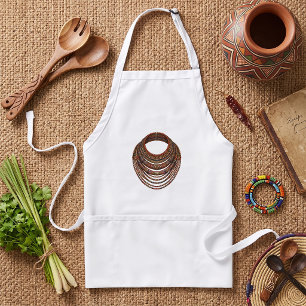 Tablier Collier tribal à perles africain