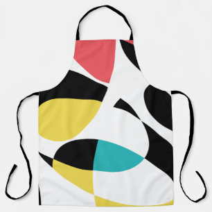 Tablier Coloré, abstrait, moderne, amusant motif géométriq