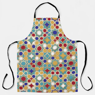 Tablier Colorée mosaïque islamique Motif sans couture