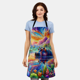 Tablier Colorful Hippo 