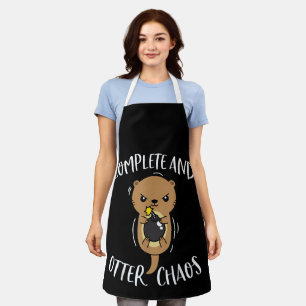 Tablier Complet et Otter Chaos Drôle Mignon Loutre de Mer 