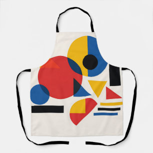 Tablier Composition abstraite géométrique Bauhaus