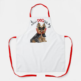 Tablier Comte DOGcula Biewer Terrier Chien Drôle Halloween