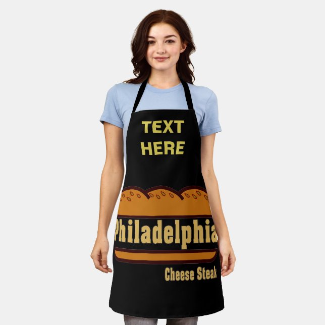 Tablier Conception abstraite de Philadelphie ajouter du te (Porté)