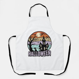 Tablier Conception de chemise de maison hantée Halloween v