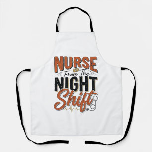 Tablier Conception de chemise de nuit de garde d'infirmièr