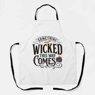 Tablier Conception de chemise Halloween Vintage Something 