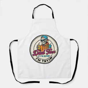 Tablier Conception de chemise humour fast-food squelette t