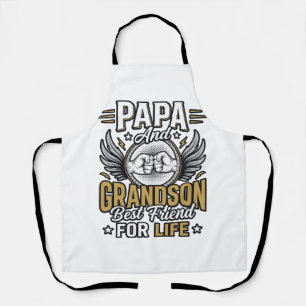 Tablier Conception de chemise Papa et petit-fils meilleurs