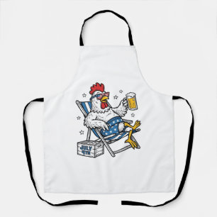 Tablier Conception de chemise patriotique de bière de poul