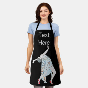 Tablier Conception de danse Abstraite ajouter du texte, Ap