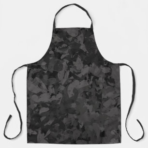 Tablier Conception de design graphique abstrait noir et gr