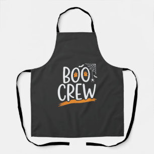 Tablier Conception de fantôme Halloween Boo Crew_1