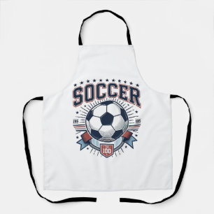 Tablier Conception de maillot à l'emblème de football vint