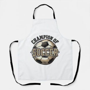 Tablier Conception de maillot de champion de balle de foot
