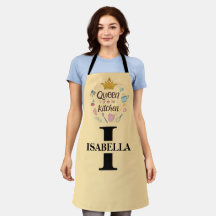 Conception de monogramme de nom de reine de cuisin