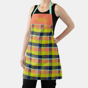 Tablier Conception de plaid en scintille vibrante dans la 