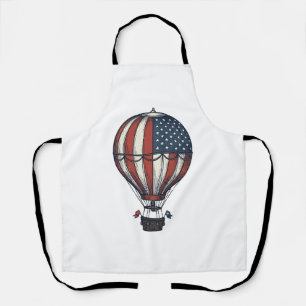 Tablier Conception de T-shirt de ballon à air chaud patrio