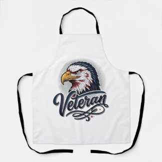 Tablier Conception de T-shirt Patriotique Vétéran Aigle Vi