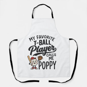 Tablier Conception de t-shirt Poppy Mon joueur préféré de