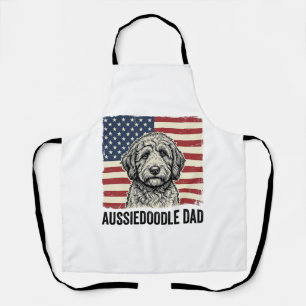 Tablier Conception de T-shirt pour chien vintage patriotiq