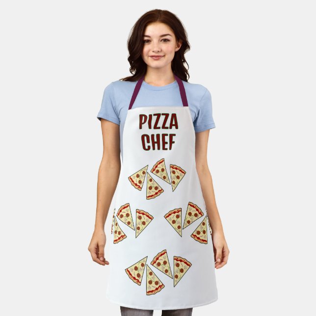 Tablier Conception des tranches de pizza (Porté)