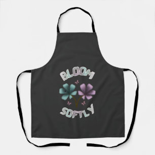 Tablier Conception florale de printemps Bloom Softly Paste