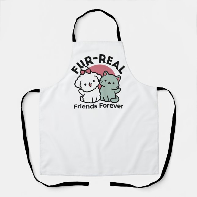 Tablier Conception "Fur-Real Friends Forever" (Recto)