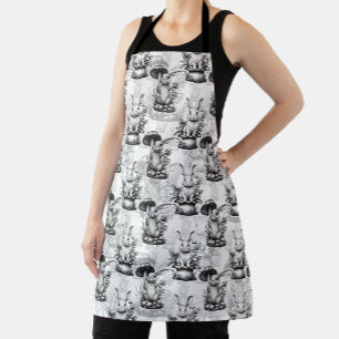 Tablier Conception minimaliste du Motif de champignons