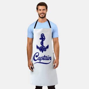 Tablier Conception nautique d'ancre de voilier capitaine